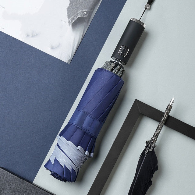 Omvänt Paraply – en smart lösning för regniga dagar som håller ordning i din vardag och bil.