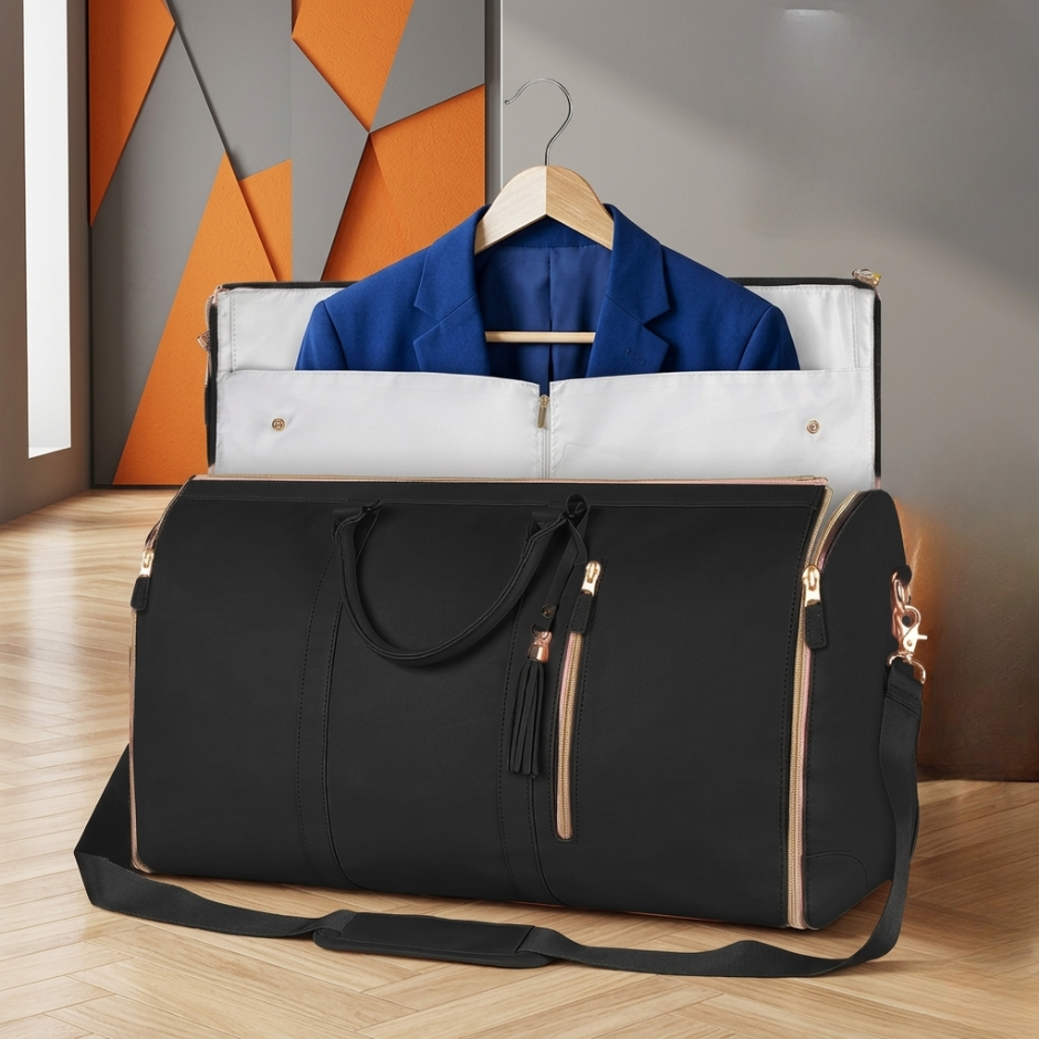 Weekendbag – vikbar med kostymförvaring