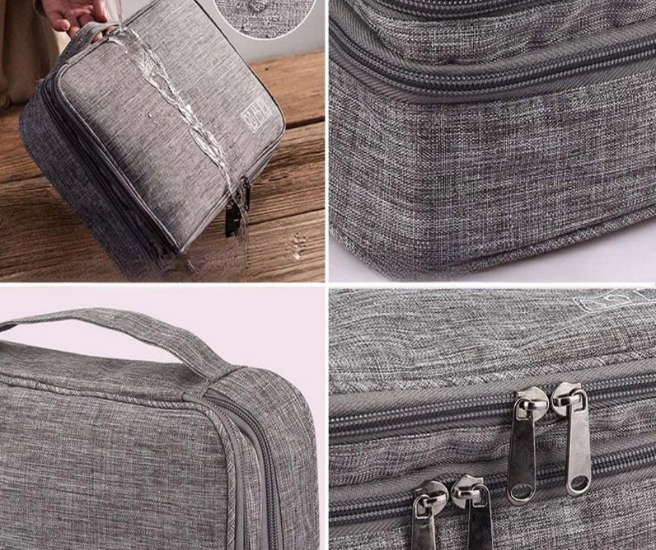 Resefodral för Elektronik & Kablar – Vattentät Förvaringsväska