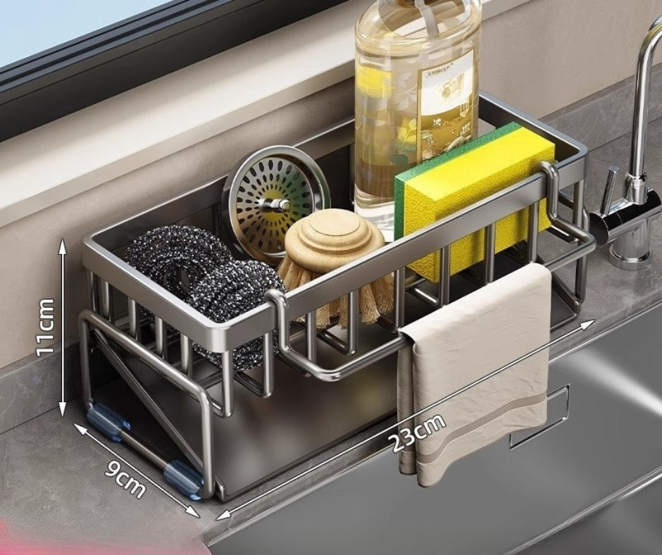 Avrinningsställ för diskho – Monteringfri och i rostfritt stål