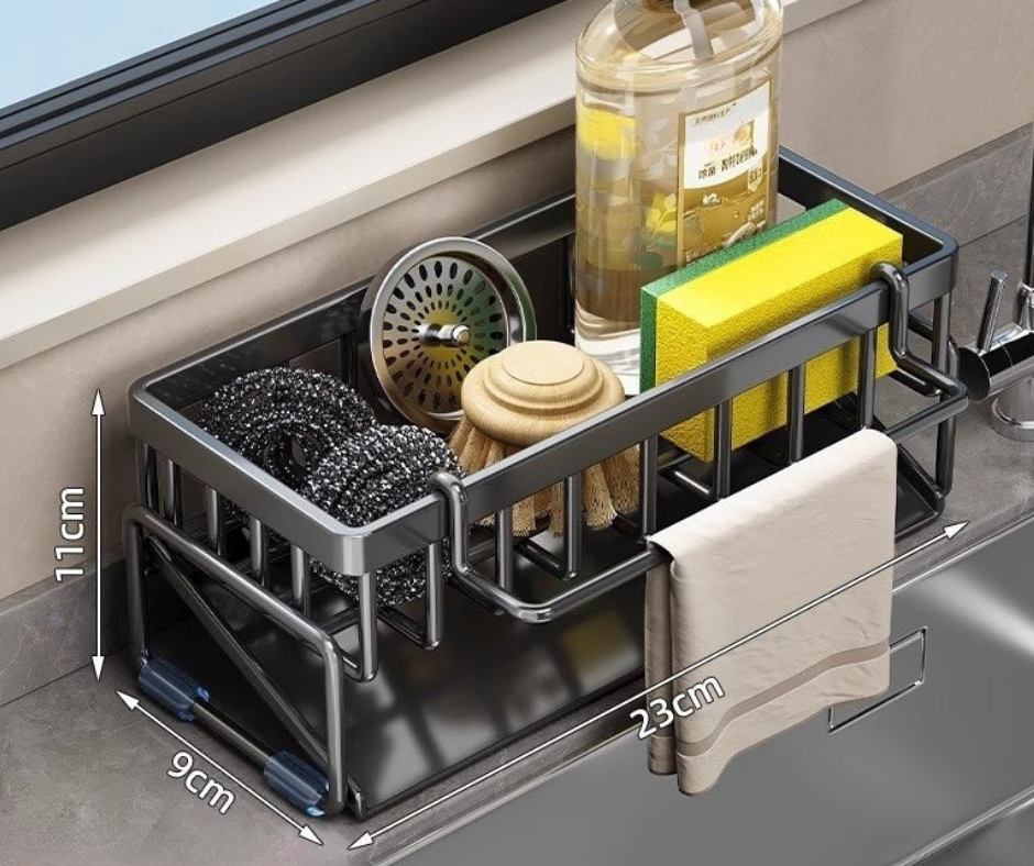 Avrinningsställ för diskho – Monteringfri och i rostfritt stål